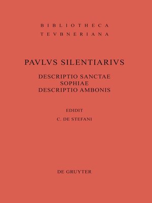 cover image of Descriptio Sanctae Sophiae. Descriptio Ambonis